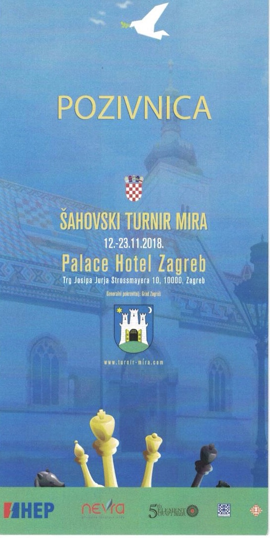 POZIVNICA - ŠAHOVSKI TURNIR MIRA 2018.